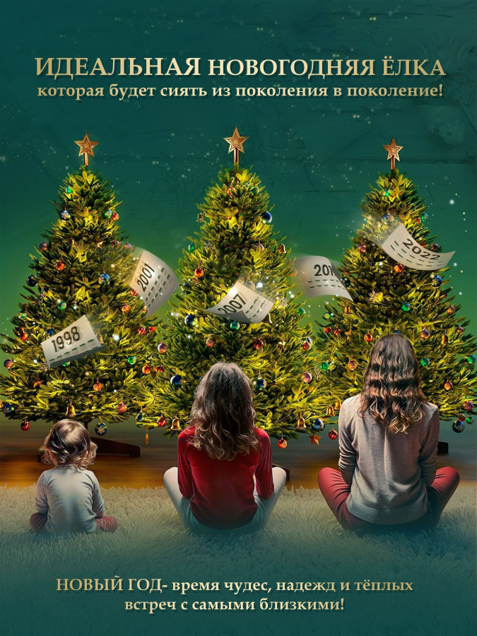 Ель искусственная Царь Елка Камчатская премиум 90 см